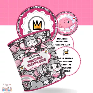 Imagem de capa para o Ebook MULHERES EXEMPLARES -HISTÓRIA NA LATA 