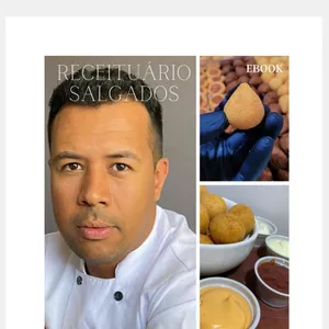 Imagem de capa para o Ebook RECEITUÁRIO SALGADOS 