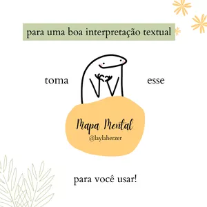 Imagem de capa para o Ebook Mapa Mental - Interpretação de Texto