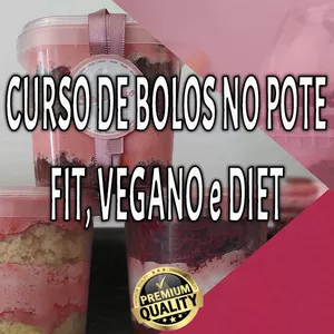 Imagem do curso Curso de Bolos no Pote Fit, Vegano e Diet 5.0(atualização 2025)