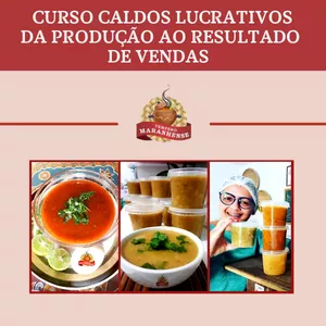 Imagem de capa para o Curso online Curso de Caldos Lucrativos - Da Produção ao resultado em 10 dias