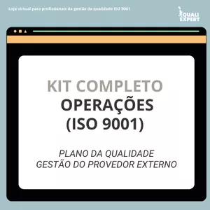 Imagem de capa para o Curso online Kit Completo - Operações ((ISO 9001:2015 - Capítulo 8)