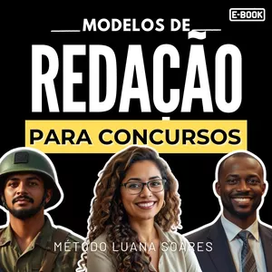 Imagem de capa para o Ebook E-book: Modelos de redação para concursos públicos