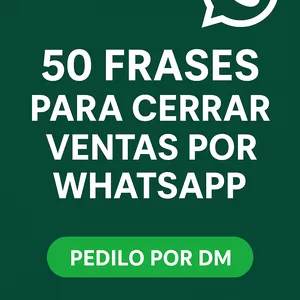 Imagen de portada para Ebook 50 Frases para cerrar ventas por Whatsapp 