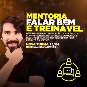 Imagem de Mentoria Falar Bem é Treinável criado por Guto Santos na hotmart
