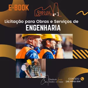 Imagem de capa para o Ebook LICITAÇÃO PARA OBRAS E SERVIÇOS DE ENGENHARIA