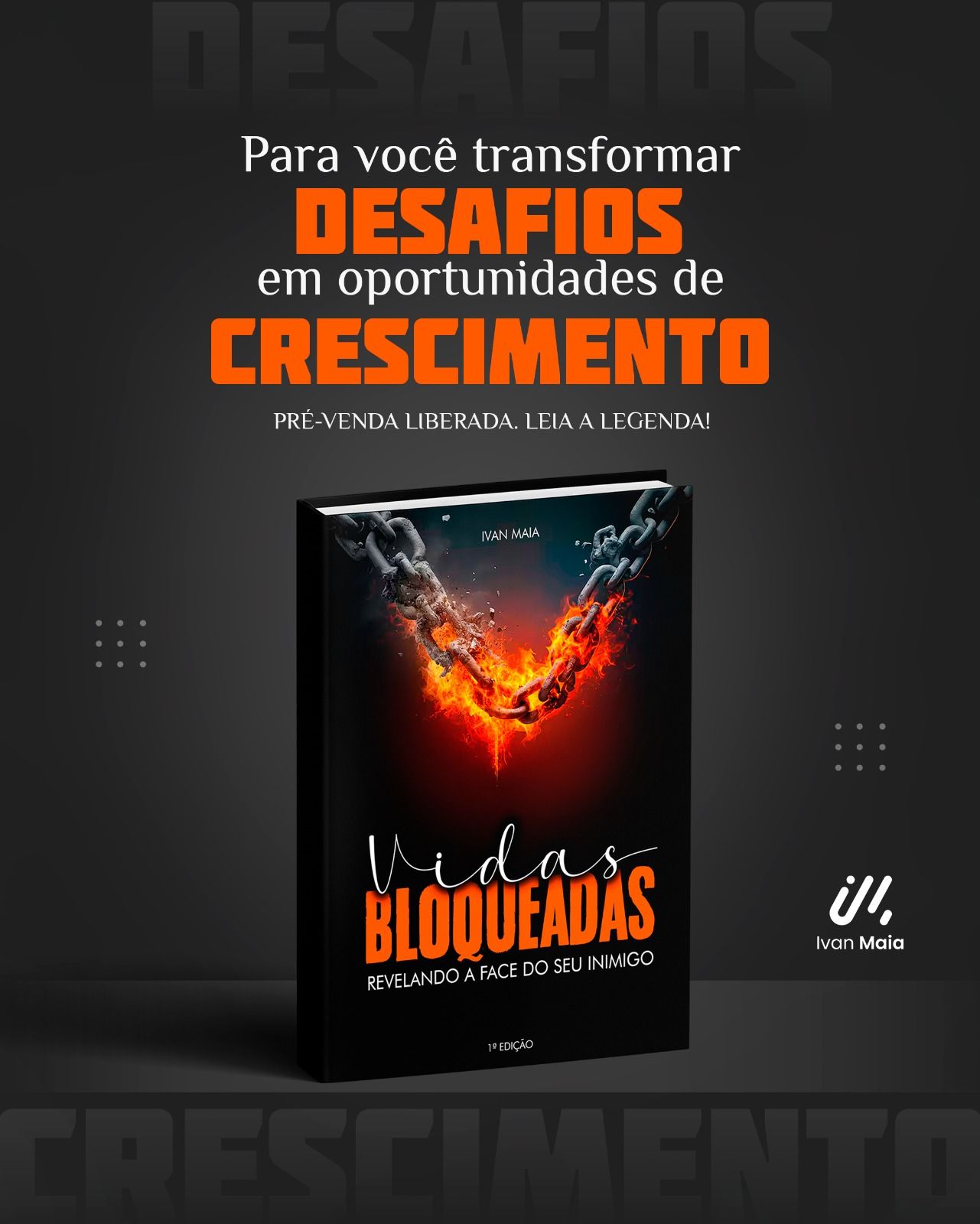 Capa do livro digital Vidas Bloqueadas, de Ivan Maia
