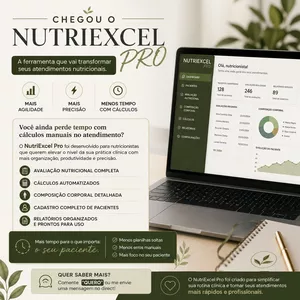Imagem do curso NutriExcel Pro: Sistema de Gestão e Performace para Nutricionistas