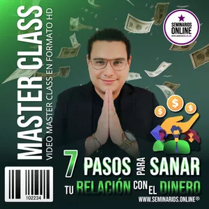 Imagen de portada para Curso online 7 Pasos para Sanar tu Relación con el Dinero