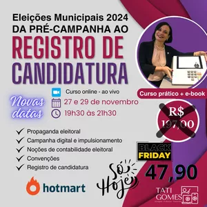 Imagem de capa para o Ebook Contabilidade Eleitoral na Pré-Campanha 