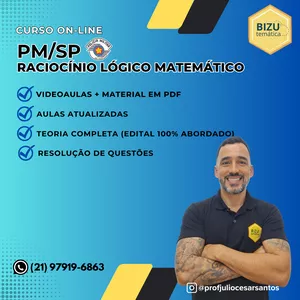 PM/SP - Raciocínio Lógico Matemático