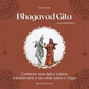 Imagem de capa para o Curso online Bhagavad Gita para Iniciantes