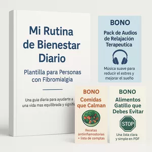 Imagen de portada para Curso online Mi Rutina de Bienestar Diario: Plantilla para Personas con Fibromialgia