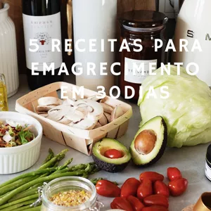 Imagem de capa para o Ebook 5 receitas para emagrecimento