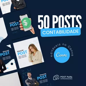 Imagem de capa para o Curso online Pack de Postagens | Contabilidade | Post para Empreendedores