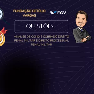 Imagem de capa para o Curso online Análise da Banca FGV - Resolução de Questões de DPM e DPPM