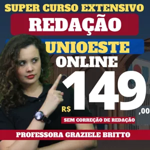 Imagem de capa para o Curso online SUPER CURSO DE REDAÇÃO UNIOESTE 2025