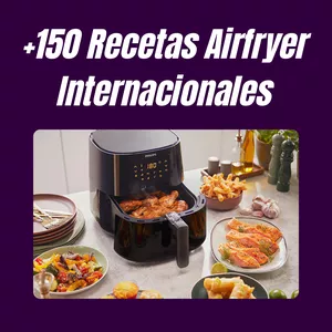 Imagen de portada para Ebook 150 Recetas Airfryer Internacionales