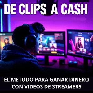Imagen de portada para Ebook DE CLIPS A CASH, El metodo para ganar dinero con videos de streamers