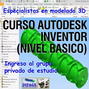 Imagen de portada para Curso online CURSO AUTODESK INVENTOR 2020 (NIVEL BASICO)
