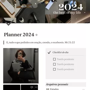 Imagem de capa para o Curso online Planner no Notion