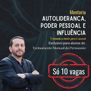 Imagem de capa para o Evento online Mentoria Autoliderança, poder pessoal e influência 