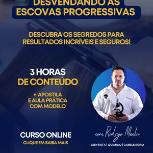 Imagem de capa para o Curso online DESVENDANDO AS ESCOVAS PROGRESSIVAS