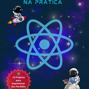 Imagem de capa para o Curso online React na Prática - + 15 Projetos Práticos para seu Portfolio