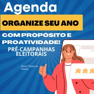Imagem de capa para o Ebook Agenda: Organize Seu Ano  com Propósito e Proatividade!