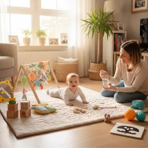 Guía completa de estimulación temprana para bebés en casa
