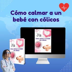 Imagen de portada para Curso online Cómo calmar a un bebé con cólicos