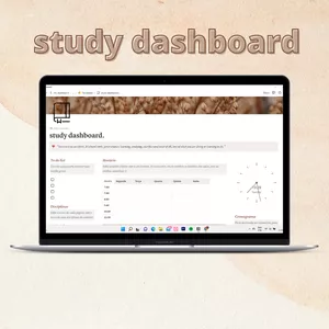 Imagem de capa para o Curso online Template Notion - study dashboard