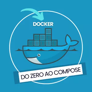 Imagem de capa para o Ebook Docker: do Zero ao Compose