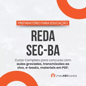 Imagem de capa para o Curso online PREPARATÓRIO REDA SEC-BA: CONHECIMENTOS GERAIS