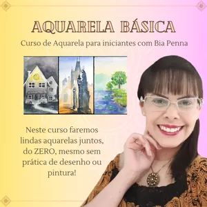 Imagem de capa para o Curso online Aquarela Básica