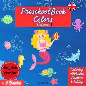 Cover image for Ebook Preschool WorkBook Colors (Volume 1) English Version
