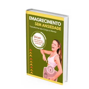 Imagem de capa para o Ebook Emagrecimento sem ansiedade