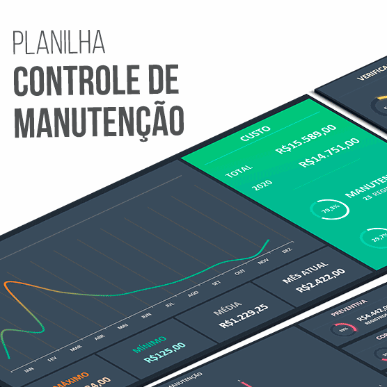 Planilha Planilha Excel para Controle de Manutenção