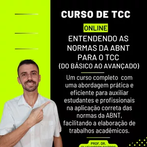 Imagem do curso Escrita Científica Inteligente - Entendendo as Normas da ABNT para o TCC (Do básico ao avançado)