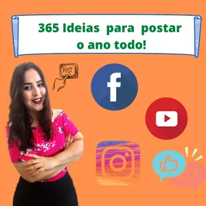 Imagem do curso 365 DI - 365 ideias para postar o ano todo e prospectar clientes através das redes sociais.