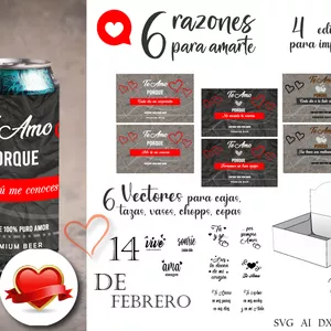 Imagen de portada para Curso online Etiquetas para latas personalizadas San Valentín
