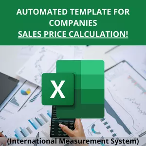 Cover image for Online course Automated Template for Companies – Sales Price Calculation (International Measurement System)
