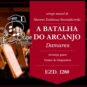 Imagem de capa para o Ebook A Batalha do Arcanco - Damares | Arranjo Musical para Orquestra