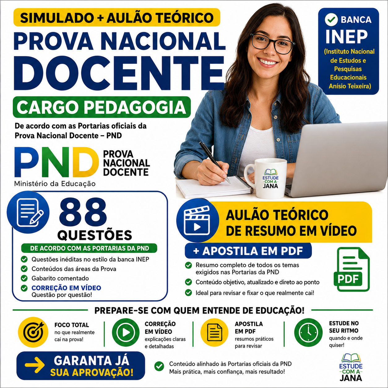 Imagem do curso AULA DE REVISÃO + SIMULADO PND 