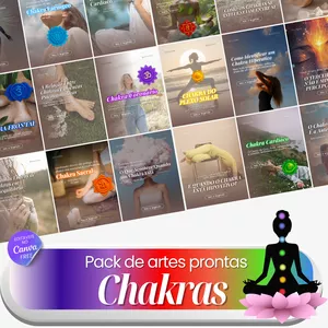 Imagem de capa para o Curso online Pacote de Artes Chakras
