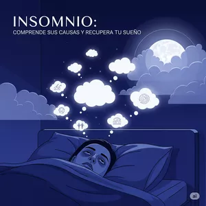 Imagen de portada para Curso online Insomnio: Comprende sus Causas y Recupera tu Sueño