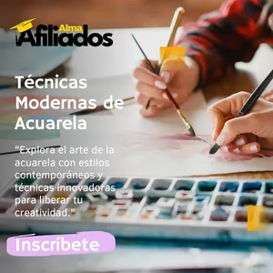 Imagen de portada para Curso online ▶Técnicas Modernas de Acuarela