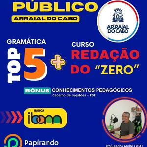 Imagem do curso TOP 5 IBAM - GRAMÁTICA + REDAÇÃO