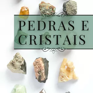Imagem de capa para o Ebook pedras e cristais