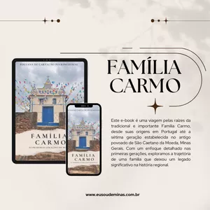 Imagem de capa para o Ebook Genealogia da Família Carmo 